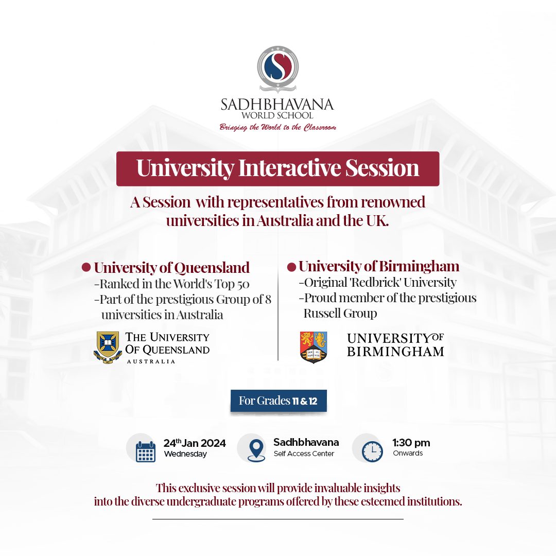 University Interactive Session