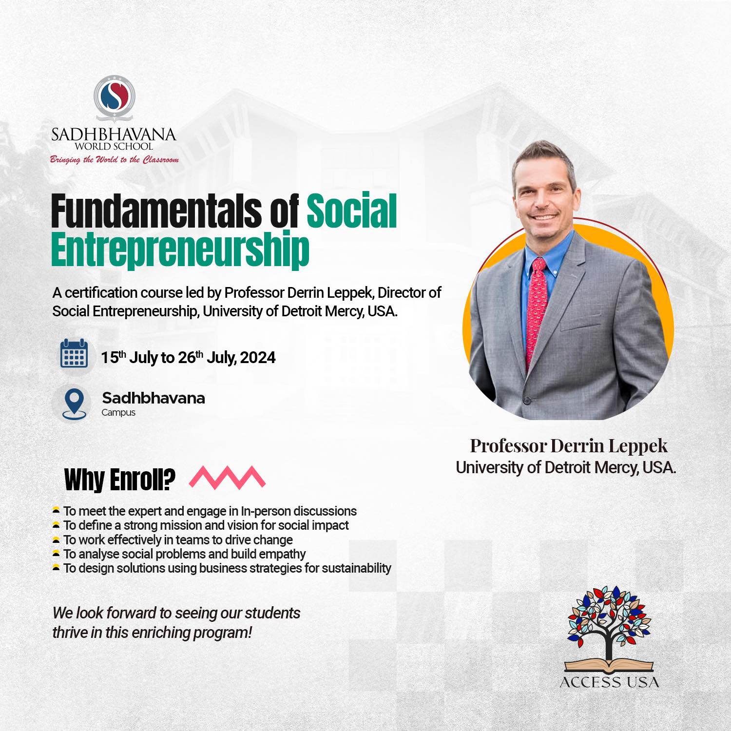 Fundamentals of Social Entrepreneurship